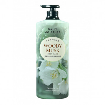 Woody Musk Daily Moisture Perfume Body Wash On The Body Гель для душа