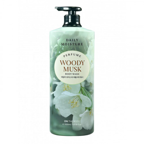 Woody Musk Daily Moisture Perfume Body Wash On The Body Гель для душа